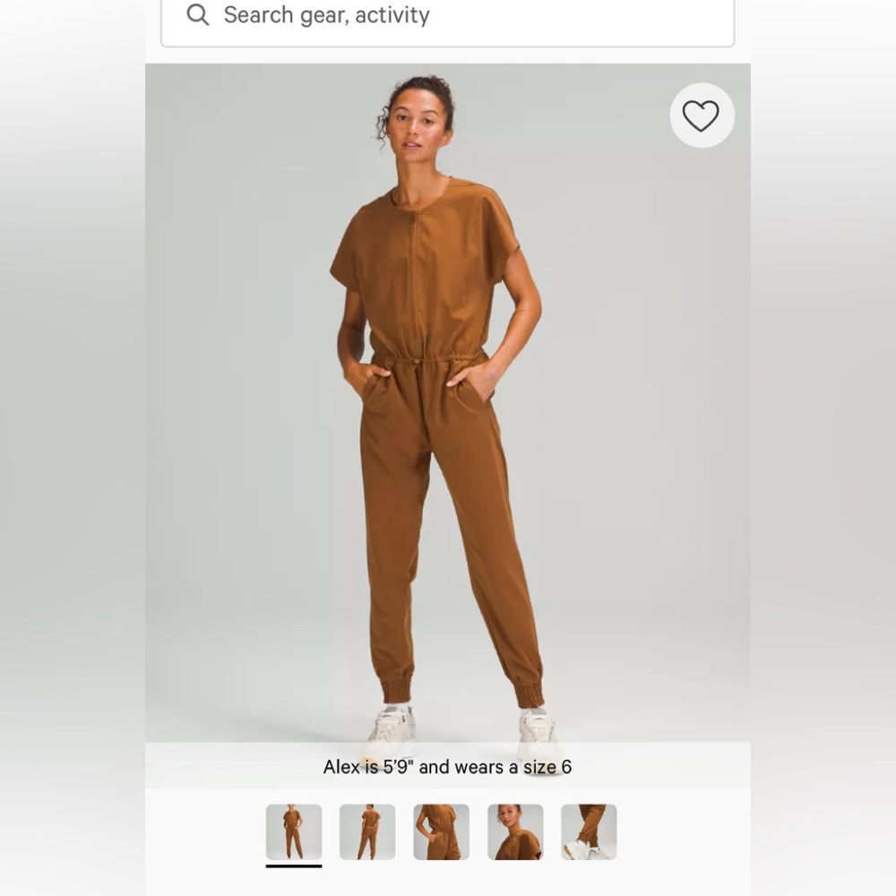 lululemon stretch travel woven jumpsuit